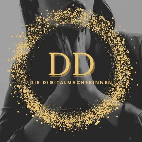 👉 „Die Digitalmacherinnen – Experten für digitales Wachstum“ 👉 „Die Digitalmacherinnen – Logo der digitalen Marketingagentur für Social Media, Ads & Webdesign“